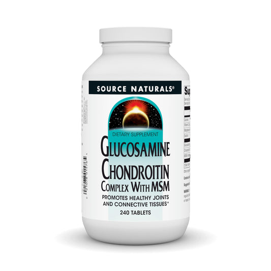 Source Naturals Glucosamine Chondroitin Complex with MSM – 240 Tablets