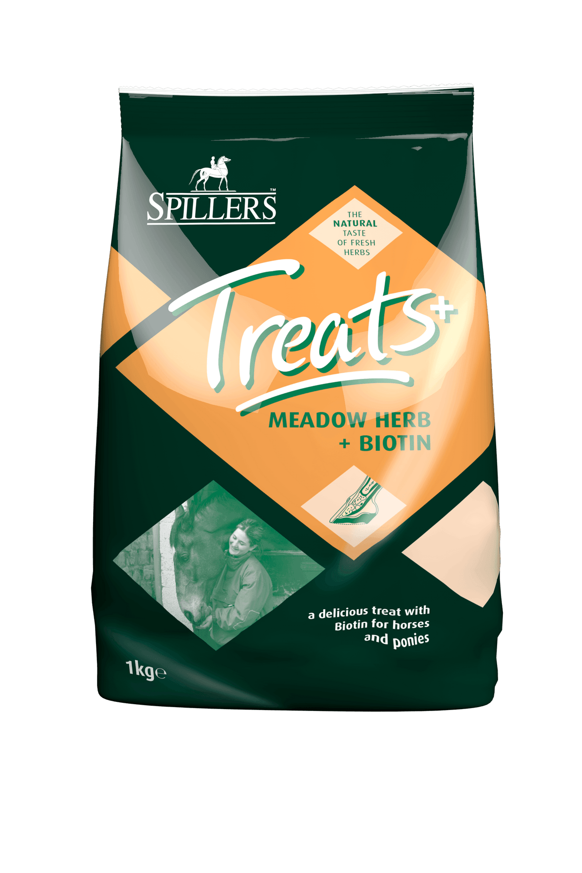 Spillers Treats Meadow Herb and Biotin 1kg - Case of 8
