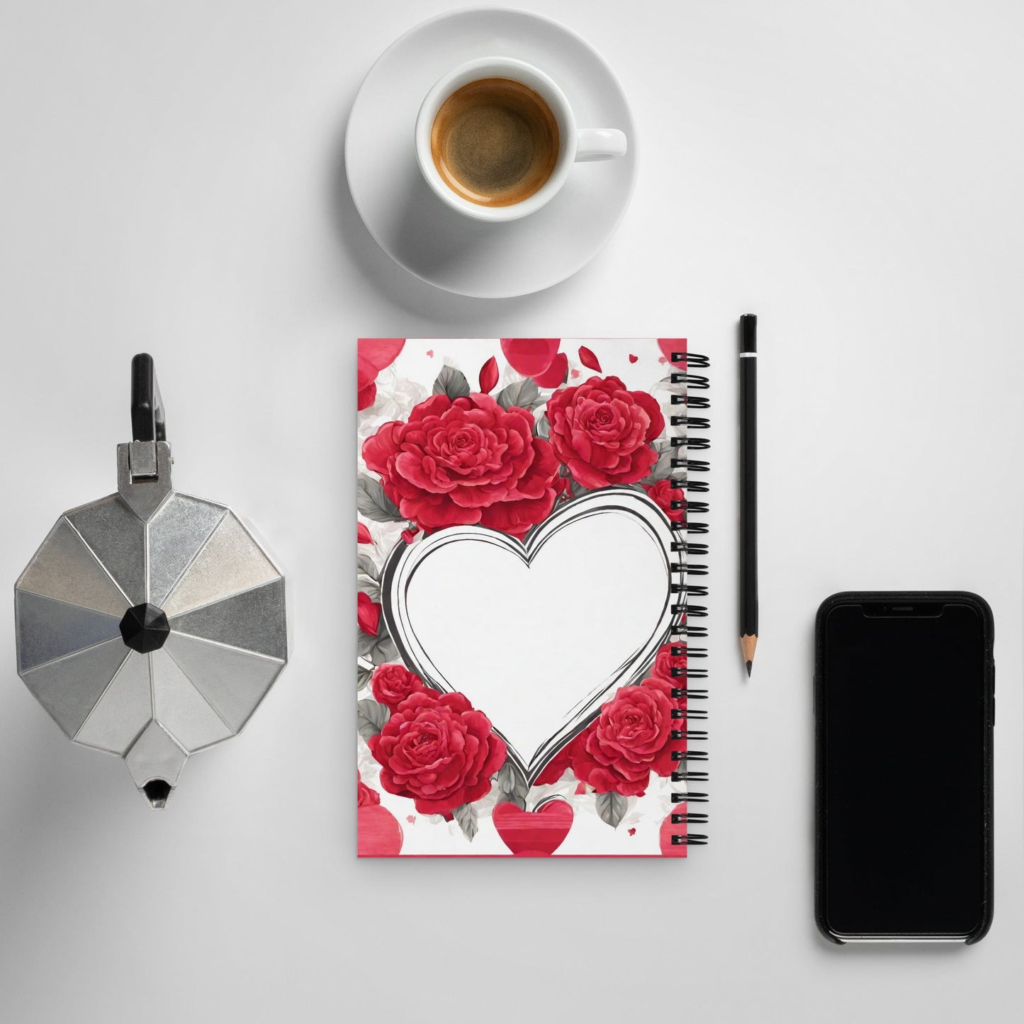 Advertisement Style Spiral Notebook — AI Designed Cover