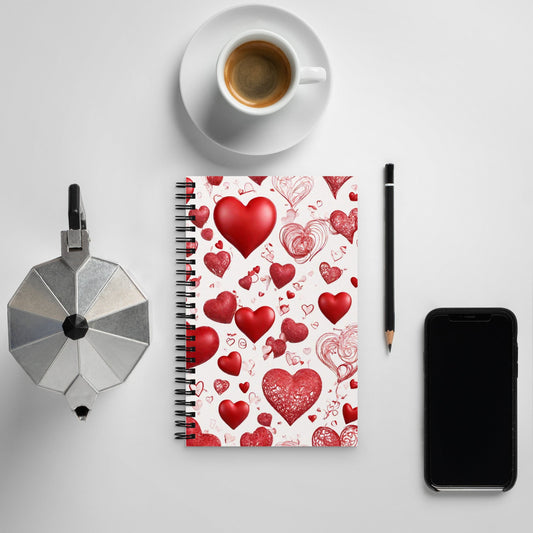 3D Art Spiral Notebook — AI Designed Cover