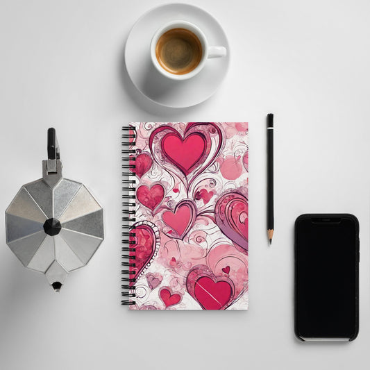 Abstract Spiral Notebook — AI Designed Cover