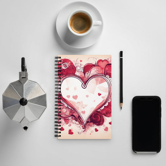 Abstract Spiral Notebook — AI Designed Cover