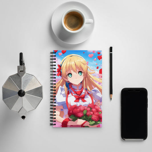 Anime Spiral Notebook — AI Designed Cover