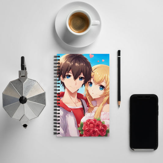 Anime Spiral Notebook — AI Designed Cover