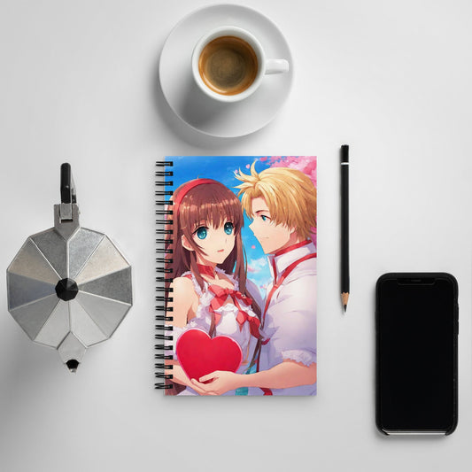 Anime Spiral Notebook — AI Designed Cover