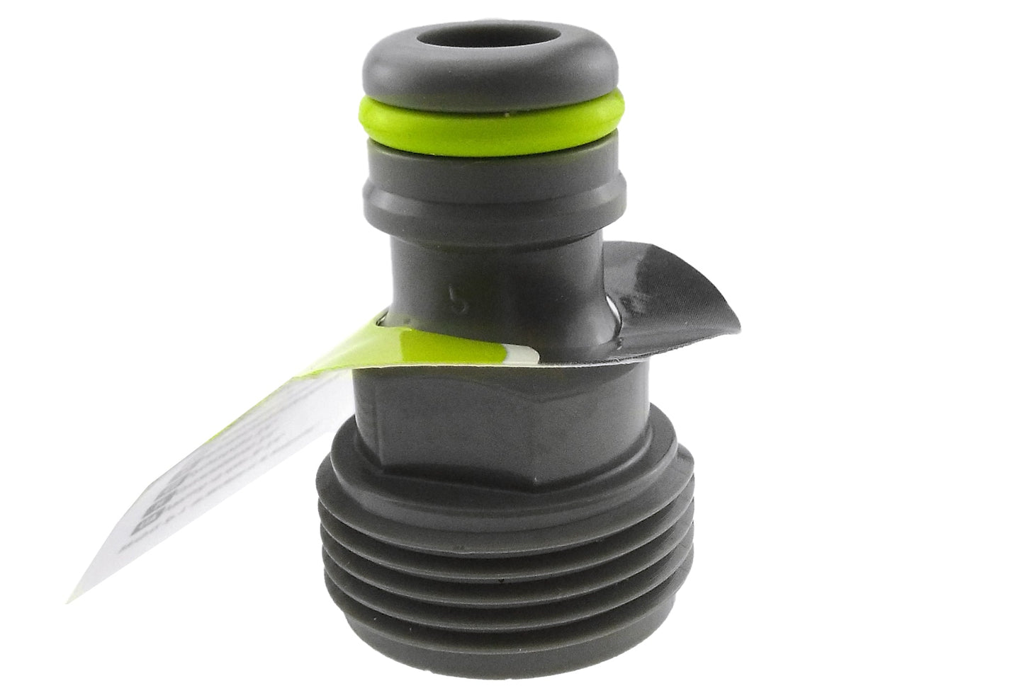 Male Tap Connector 1/2in BSPM Lime Pipe and Water Fitting Garden Water Connector