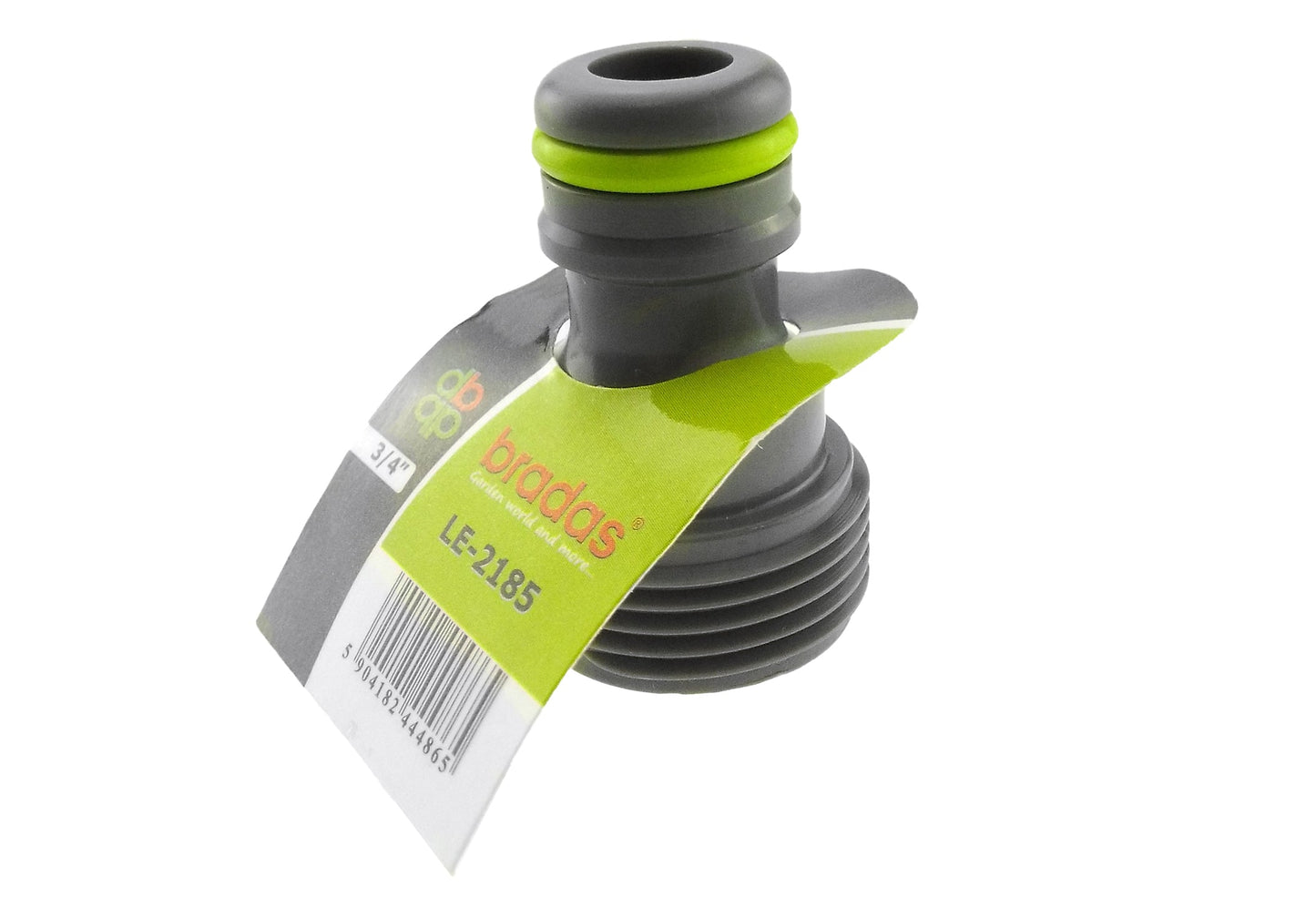 Male Tap Connector 1/2in BSPM Lime Pipe and Water Fitting Garden Water Connector