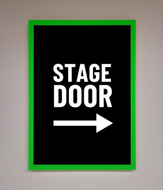 Stage Door Framed Print