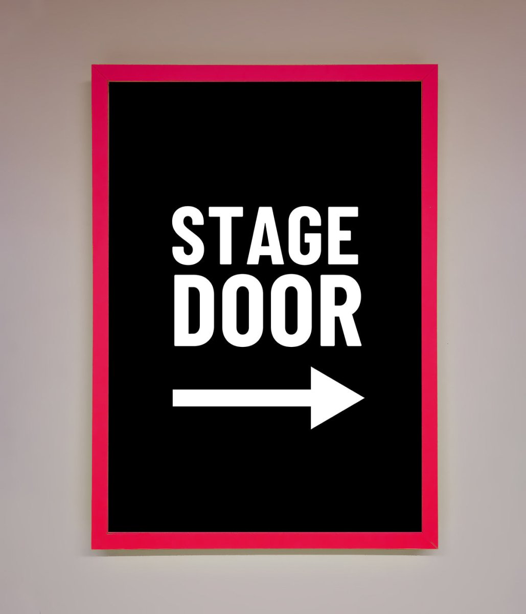 Stage Door Framed Print