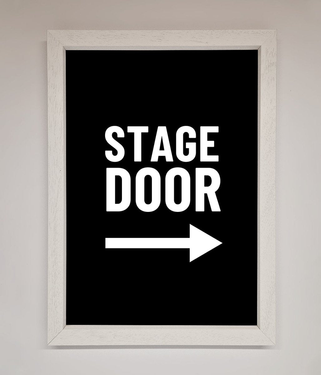 Stage Door Framed Print