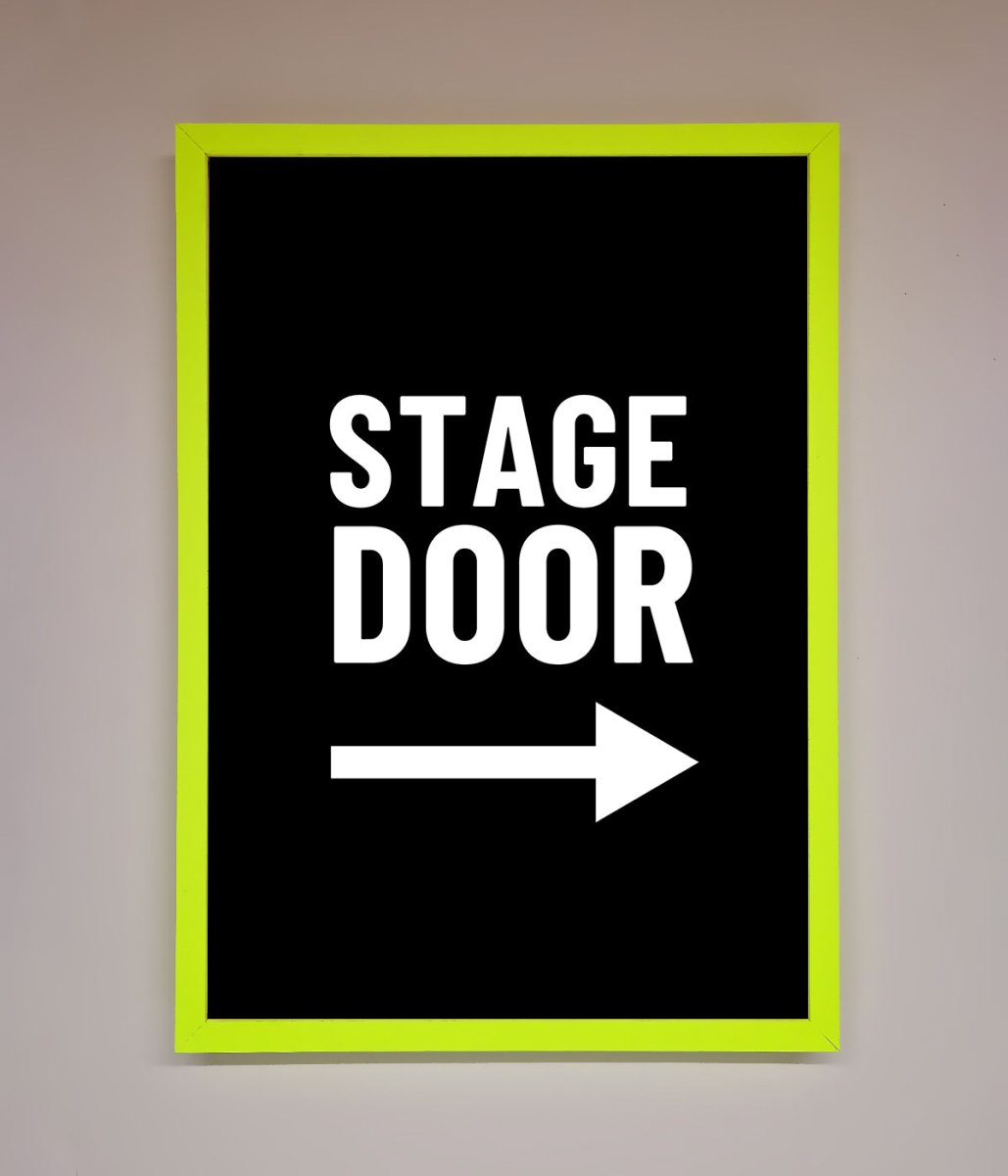 Stage Door Framed Print