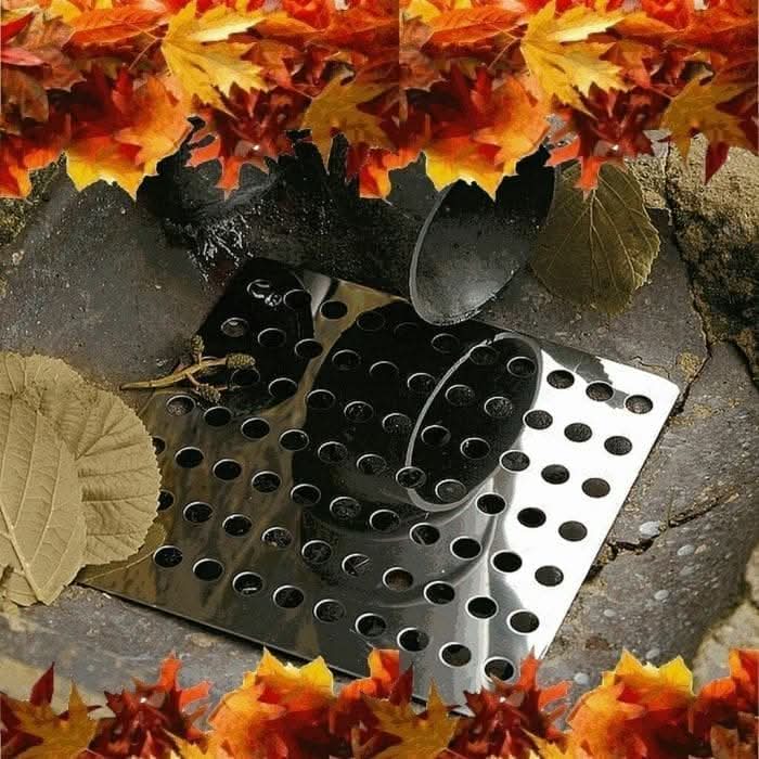 2 x Rustproof Stainless Steel Swirl Drain Guard Covers