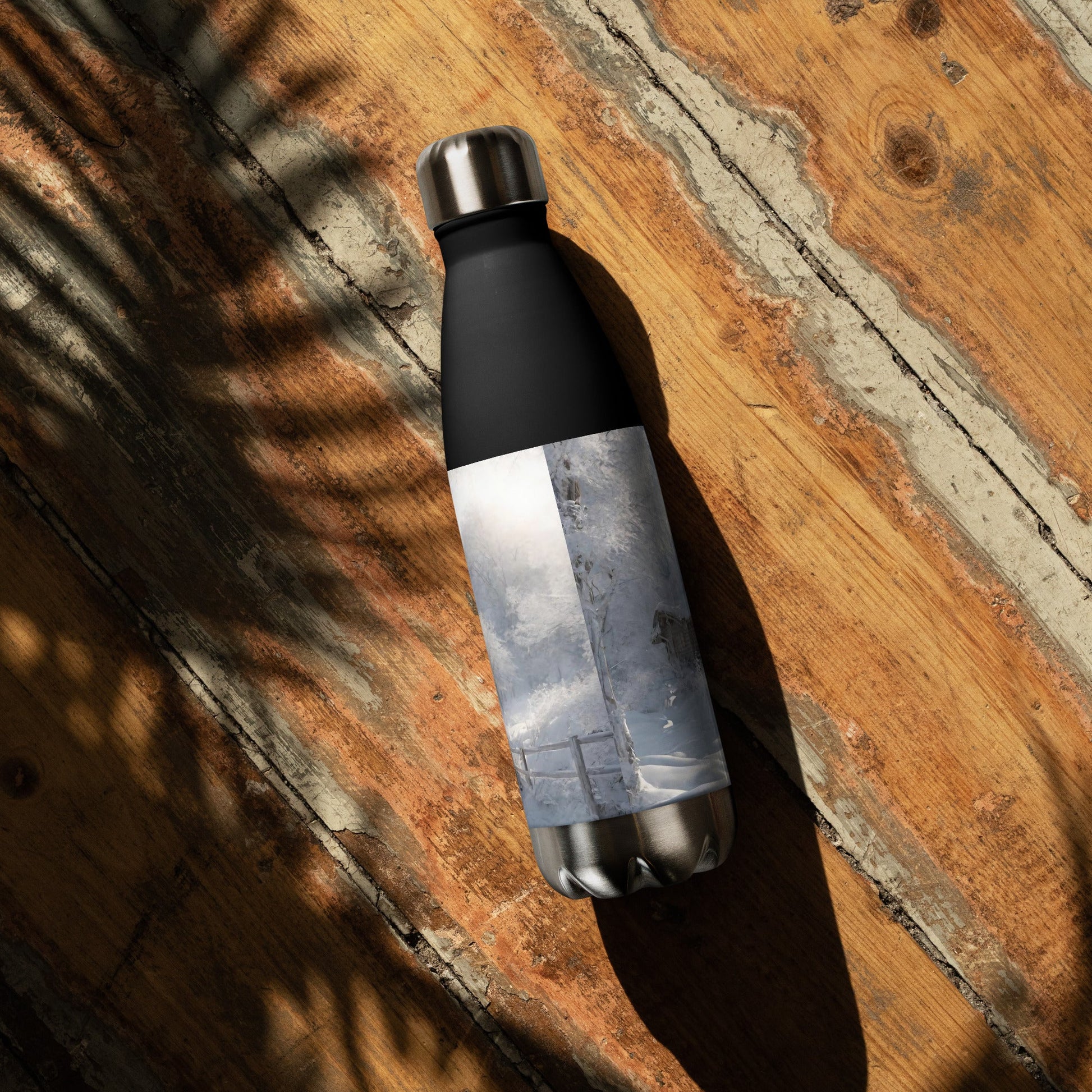 Stainless steel water bottle