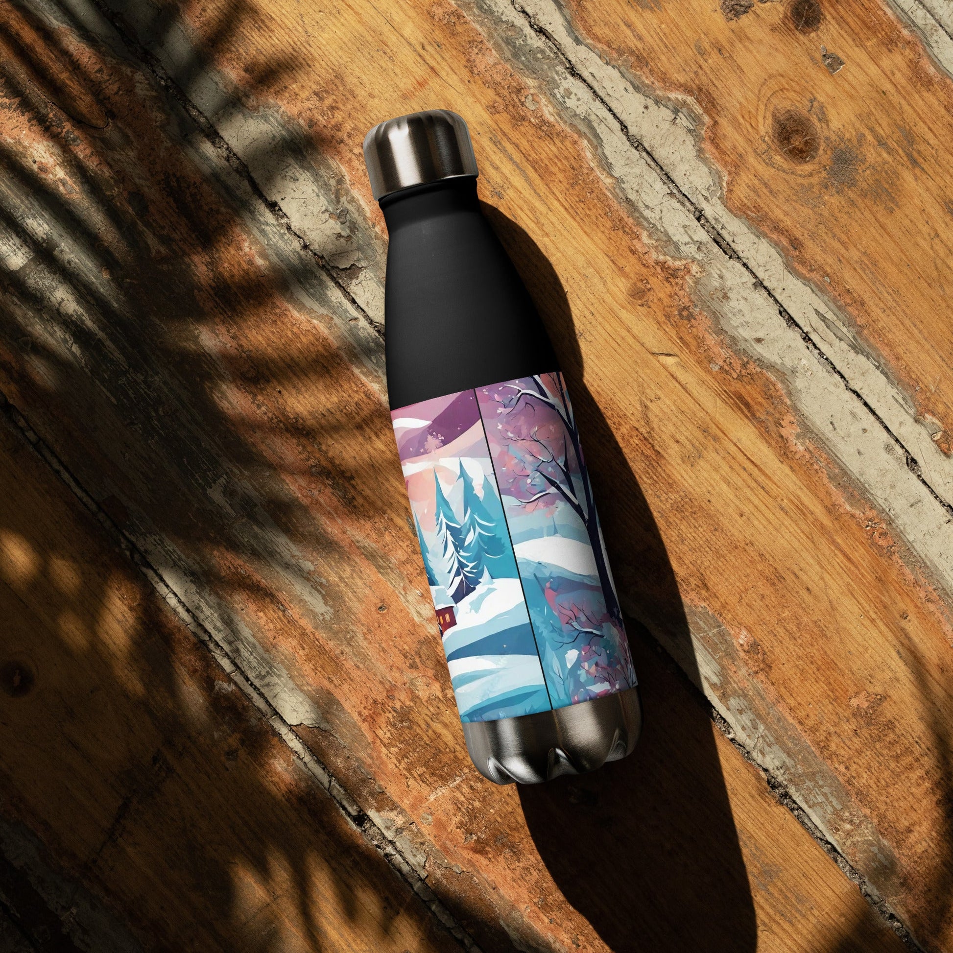 Stainless steel water bottle