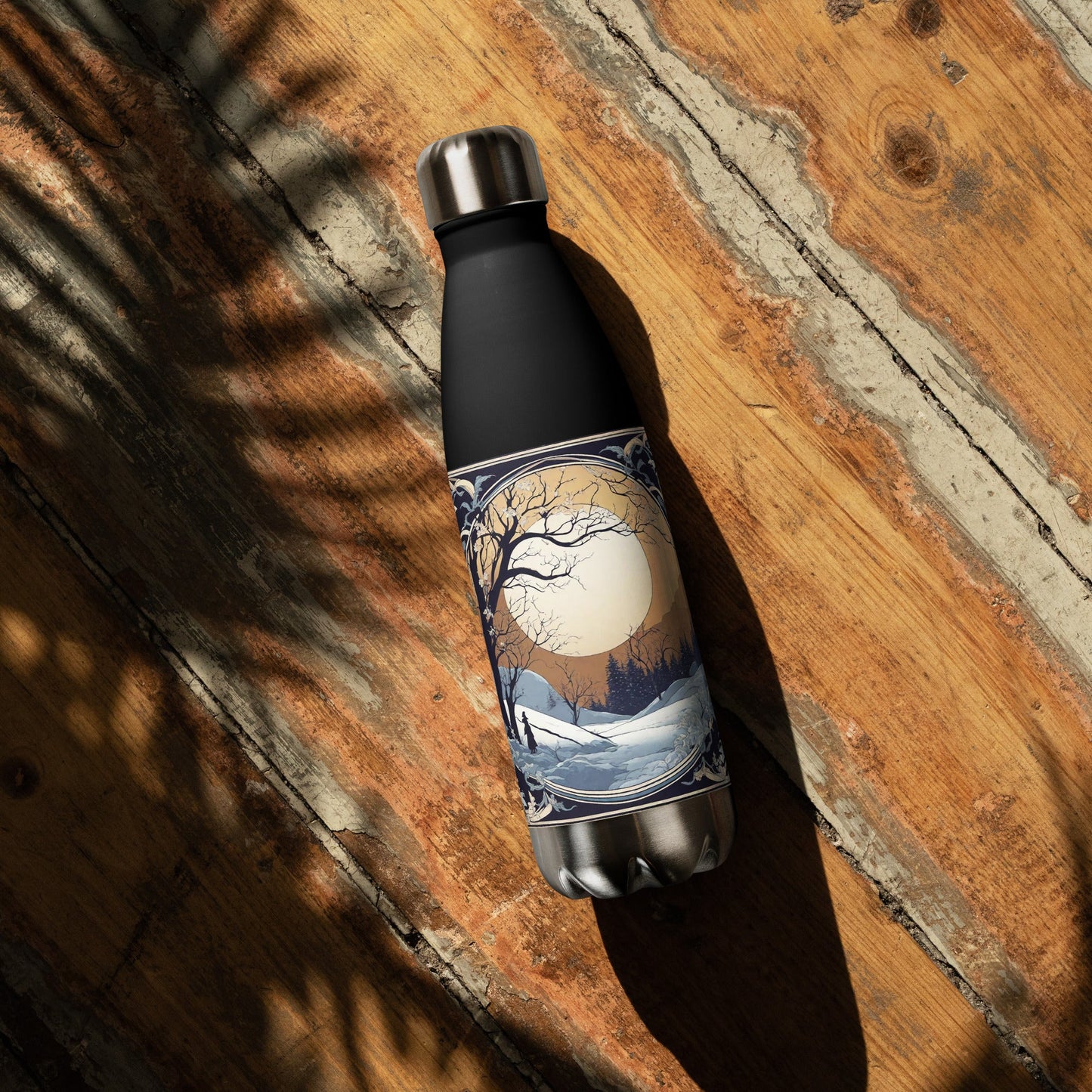 Stainless steel water bottle