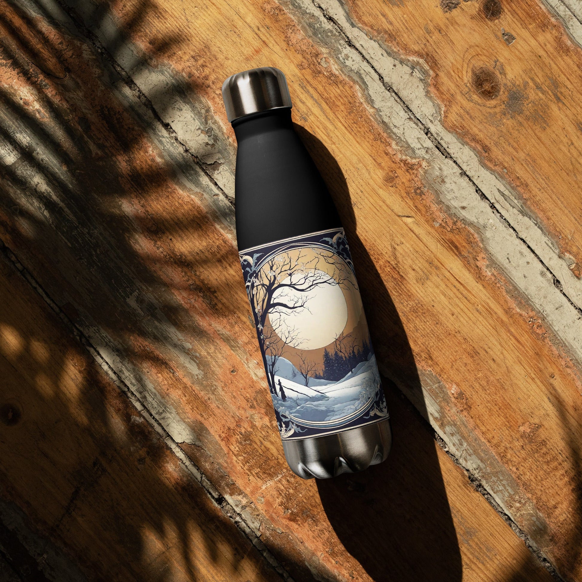 Stainless steel water bottle