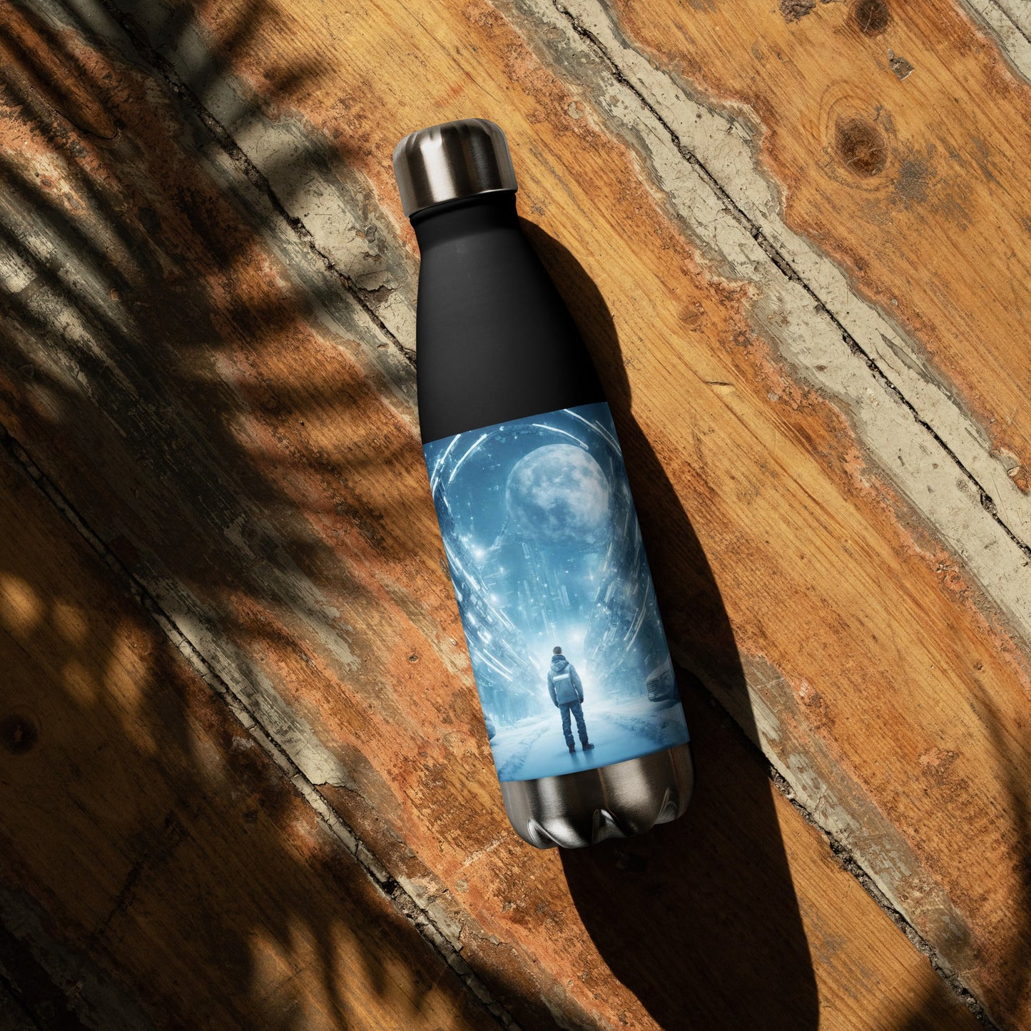 Stainless steel water bottle
