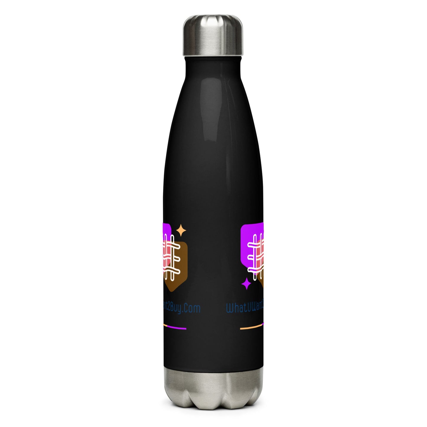 Stainless steel water bottle