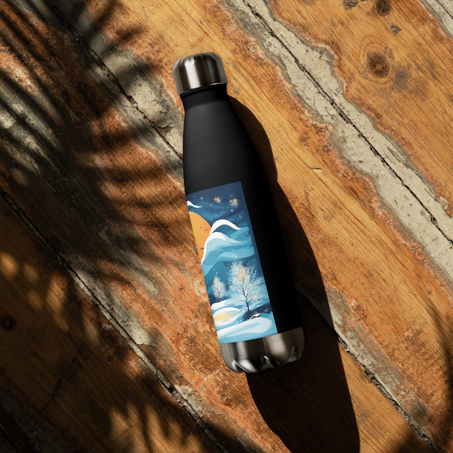 Stainless steel water bottle