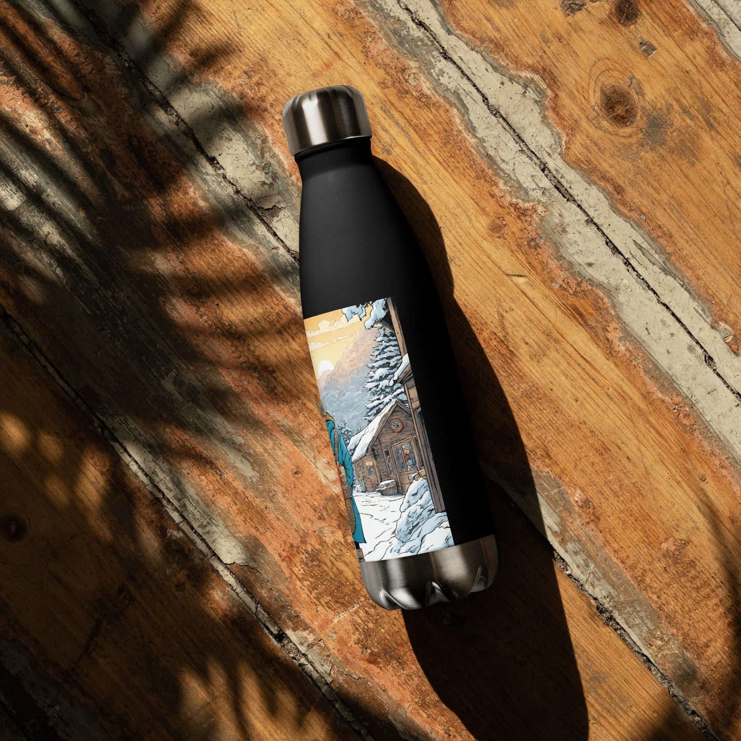 Stainless steel water bottle