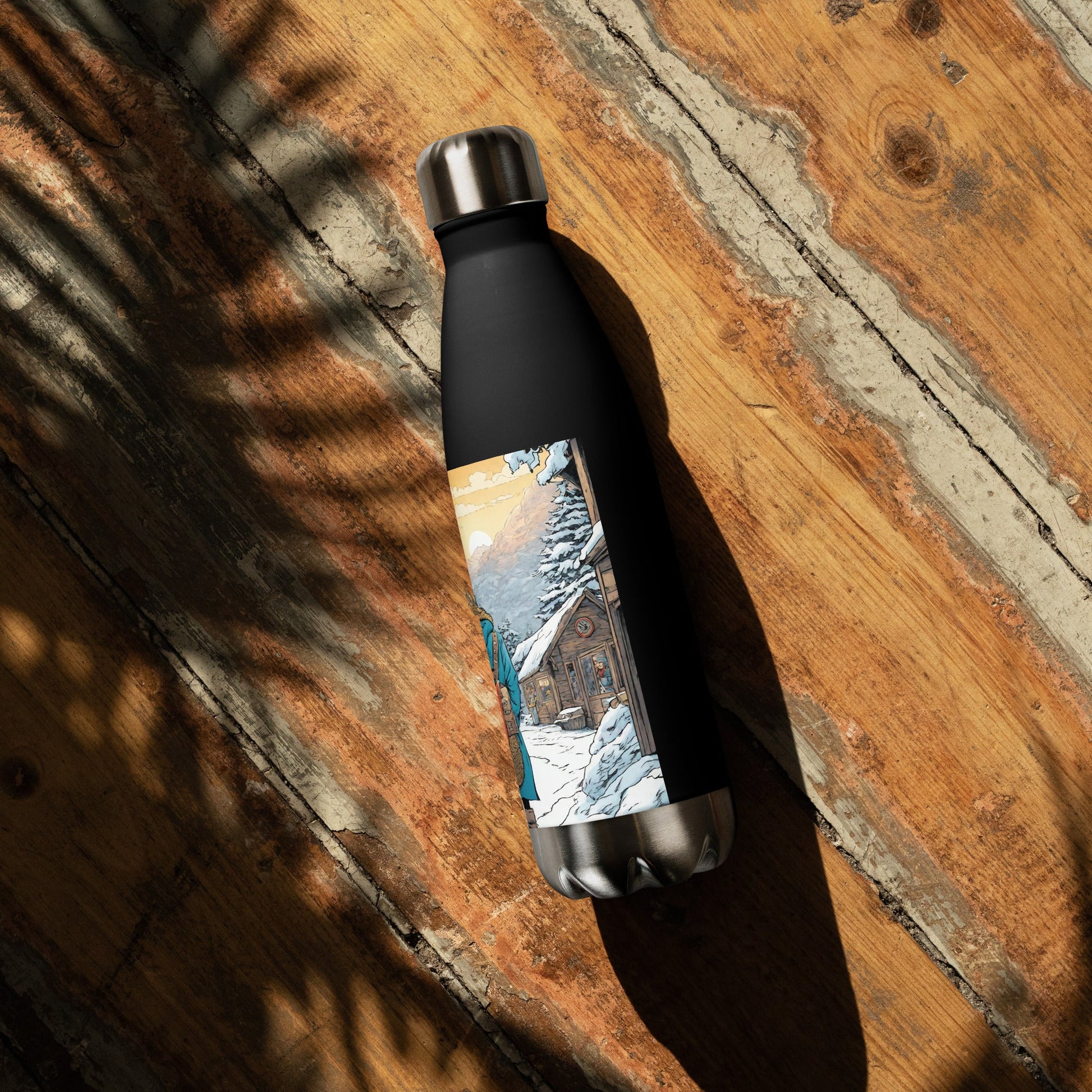 Stainless steel water bottle