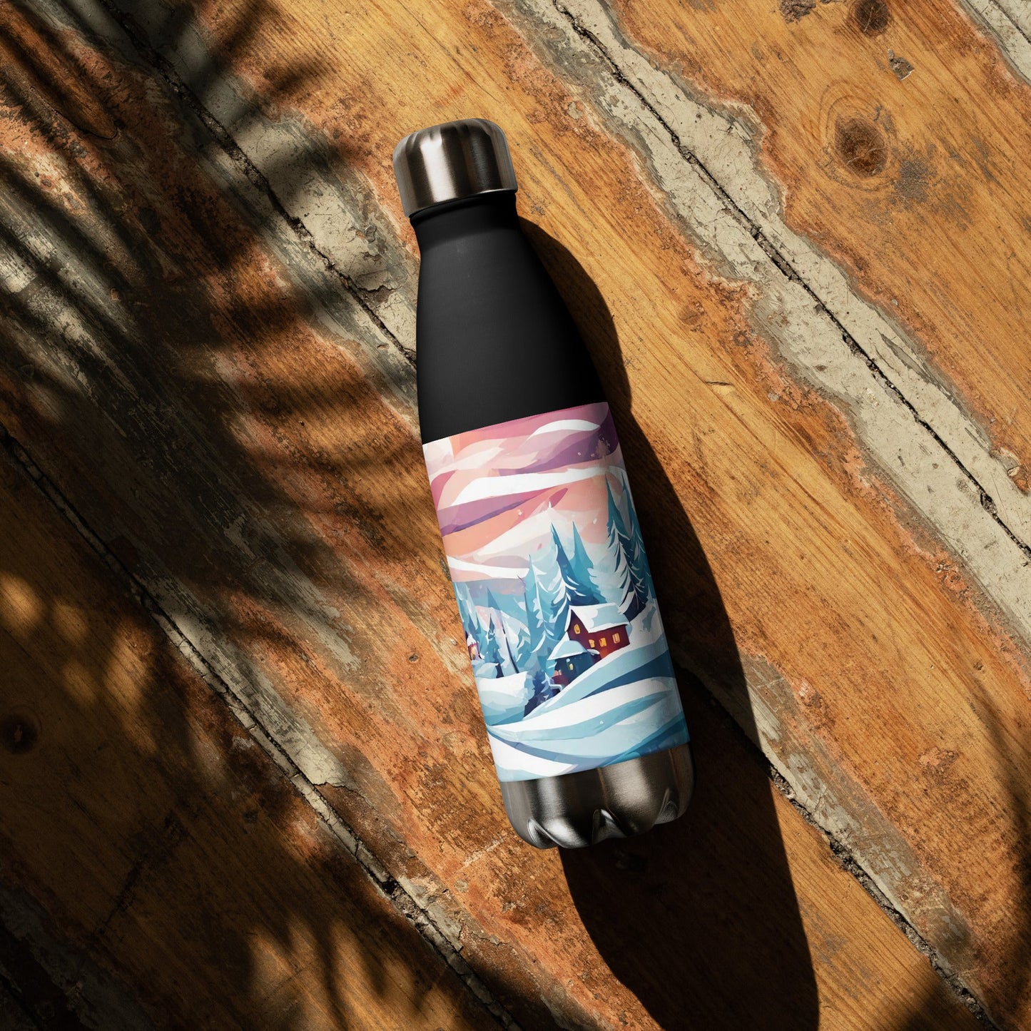 Stainless steel water bottle