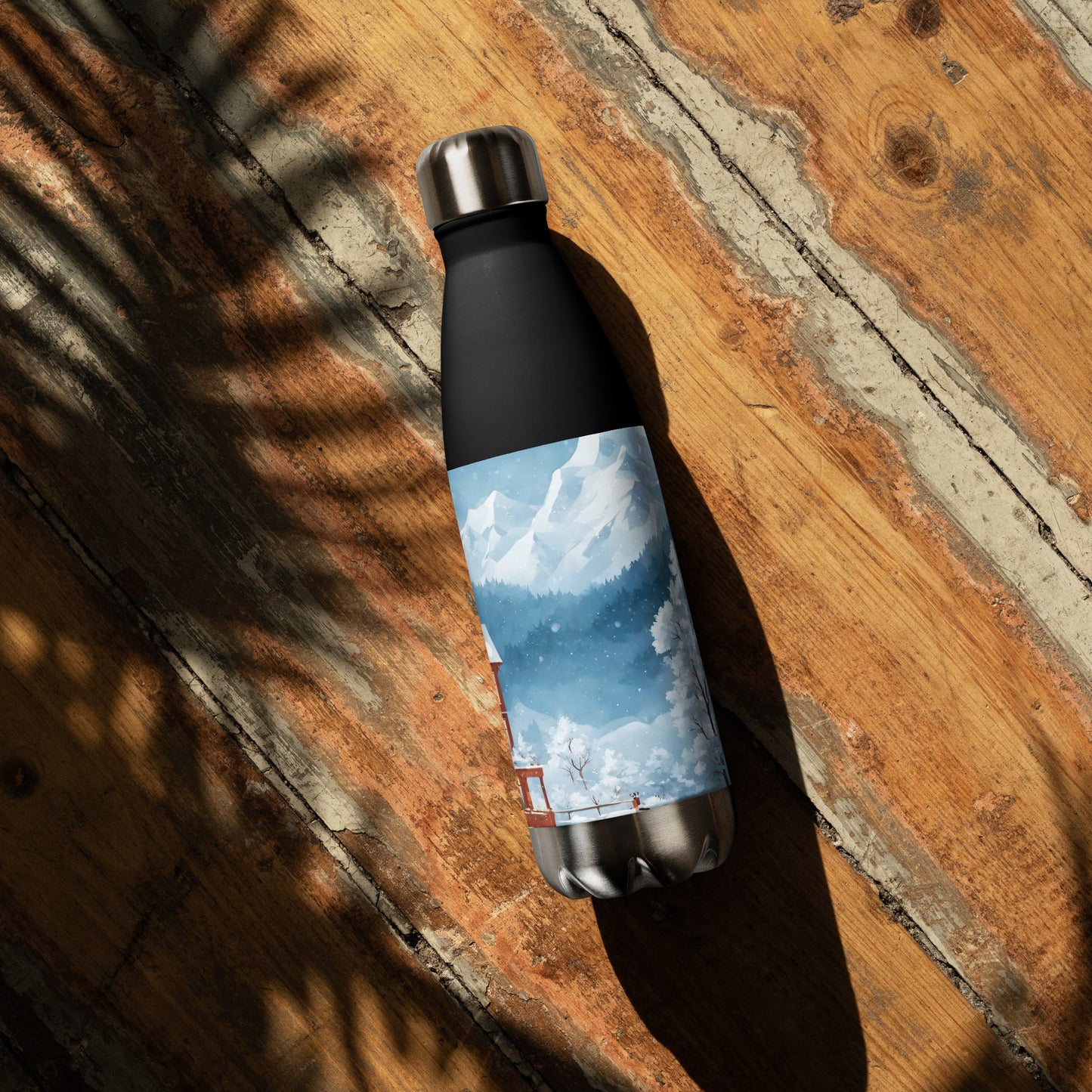 Stainless steel water bottle