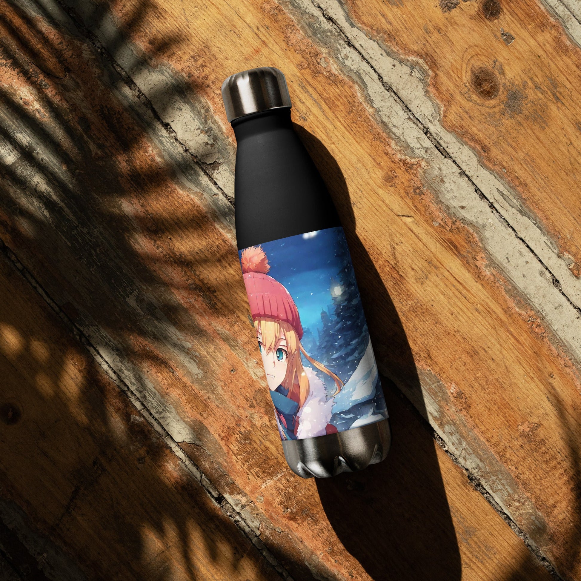 Stainless steel water bottle