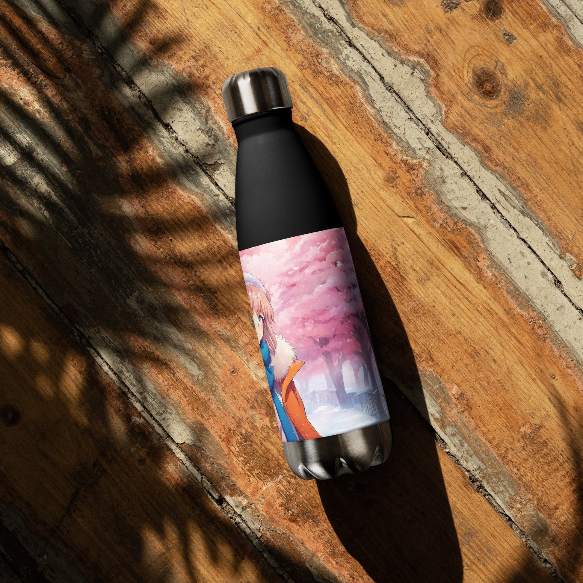 Stainless steel water bottle