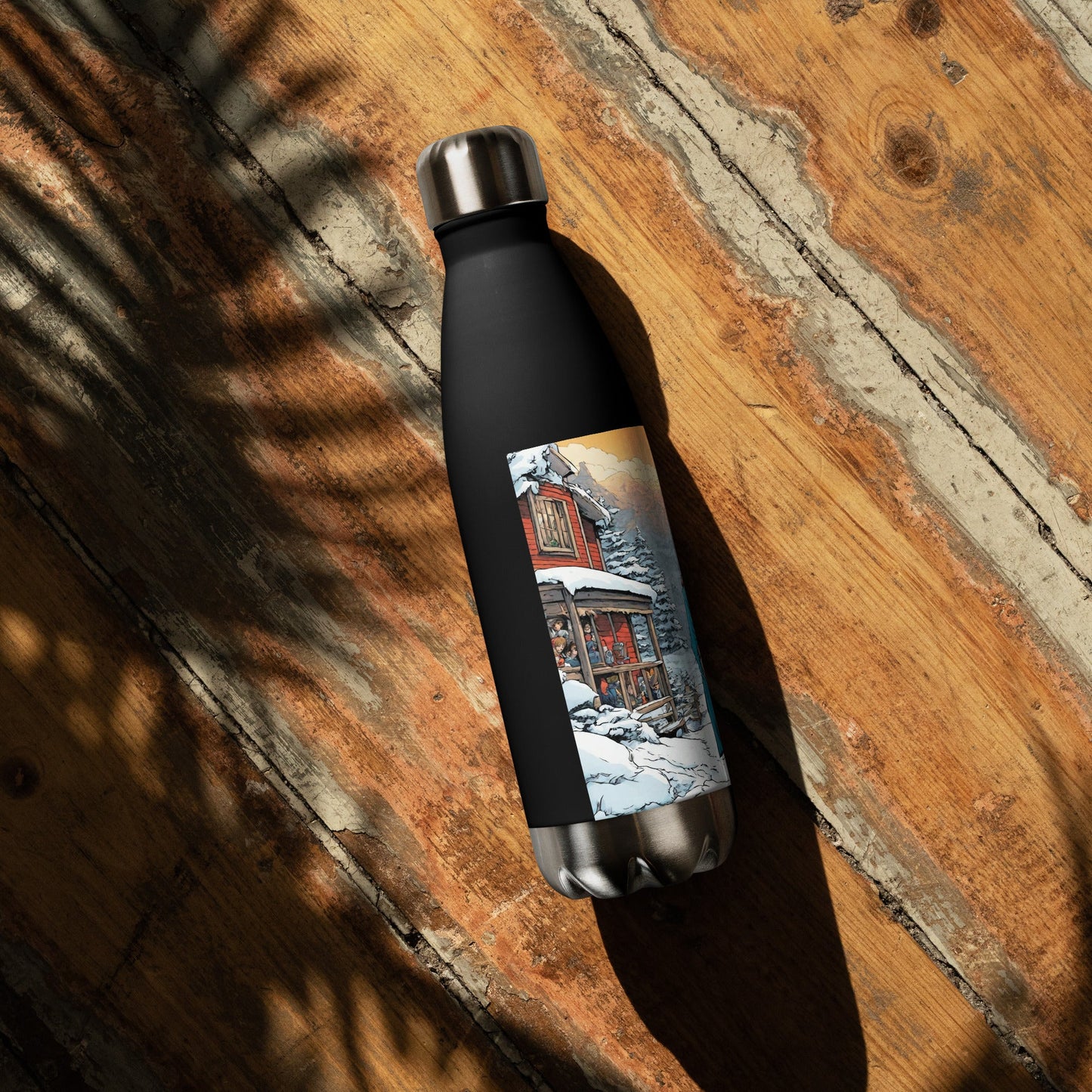 Stainless steel water bottle