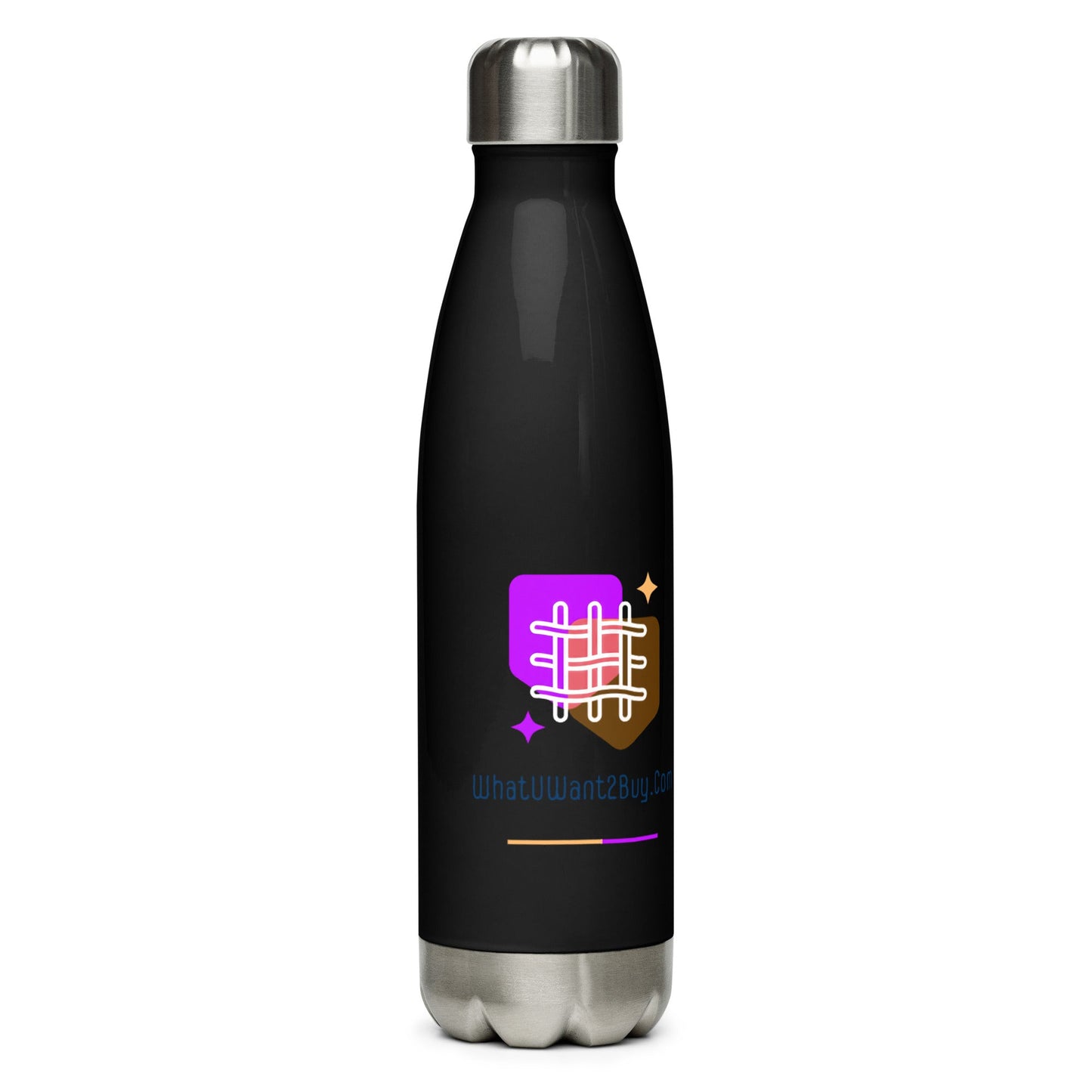 Stainless steel water bottle