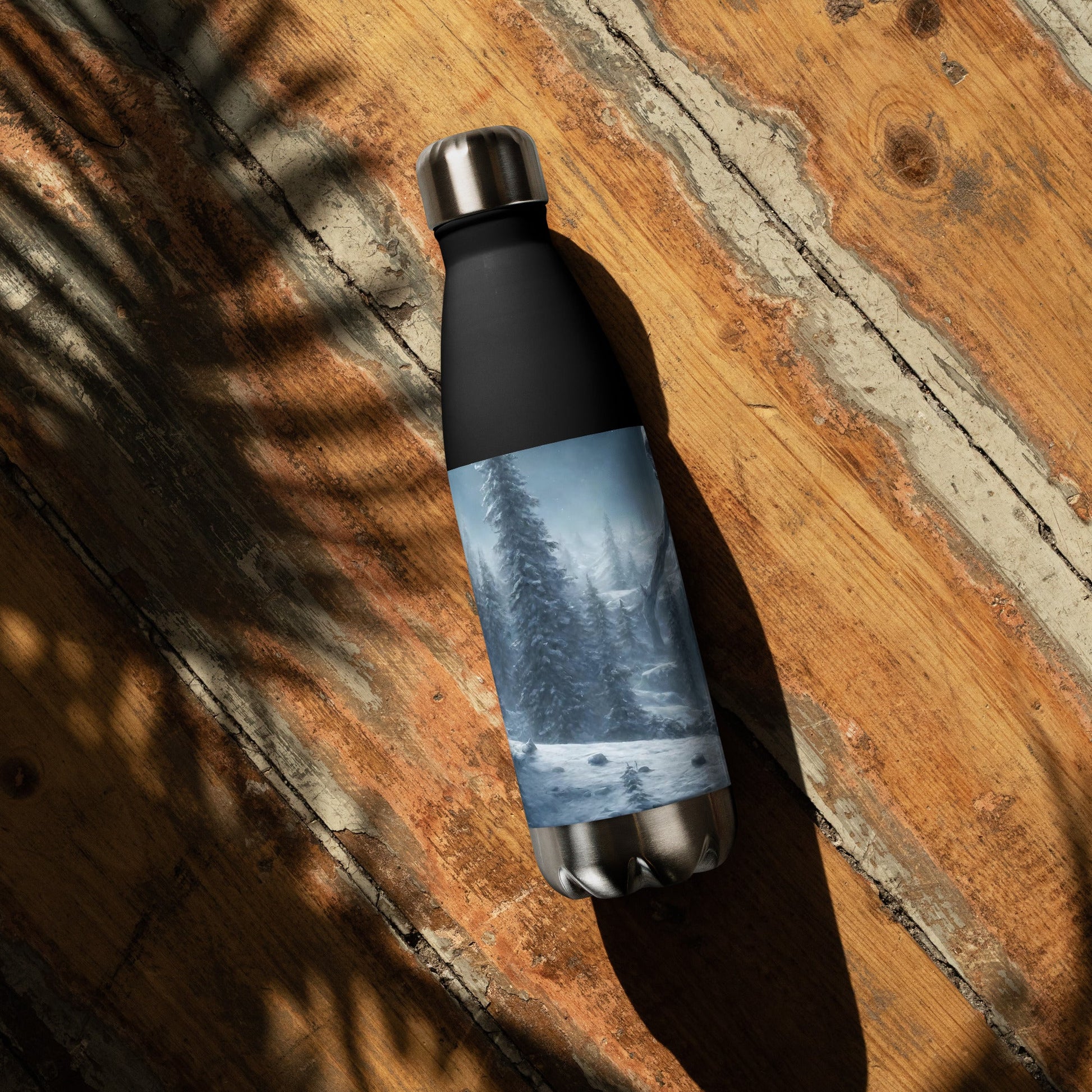 Stainless steel water bottle
