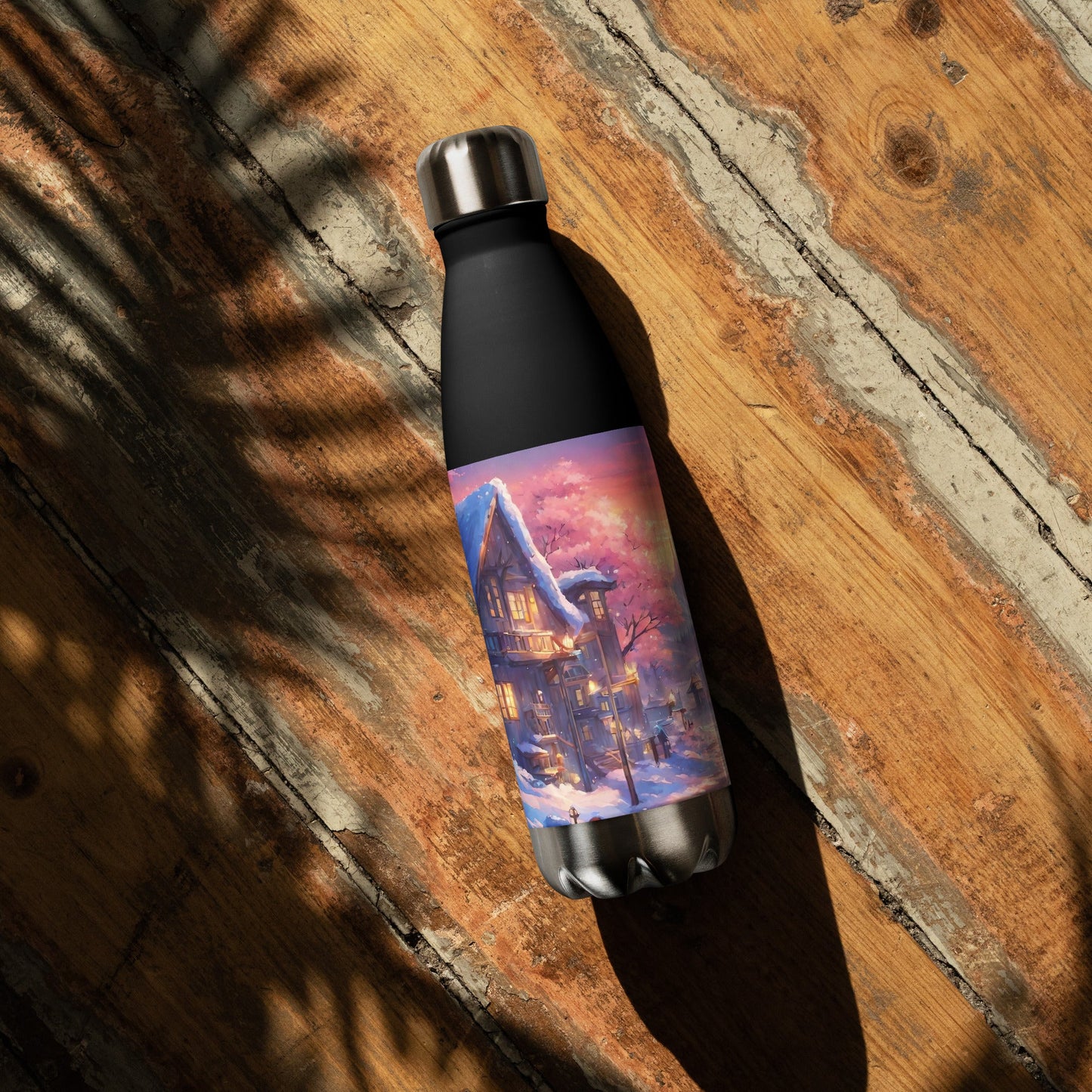 Stainless steel water bottle