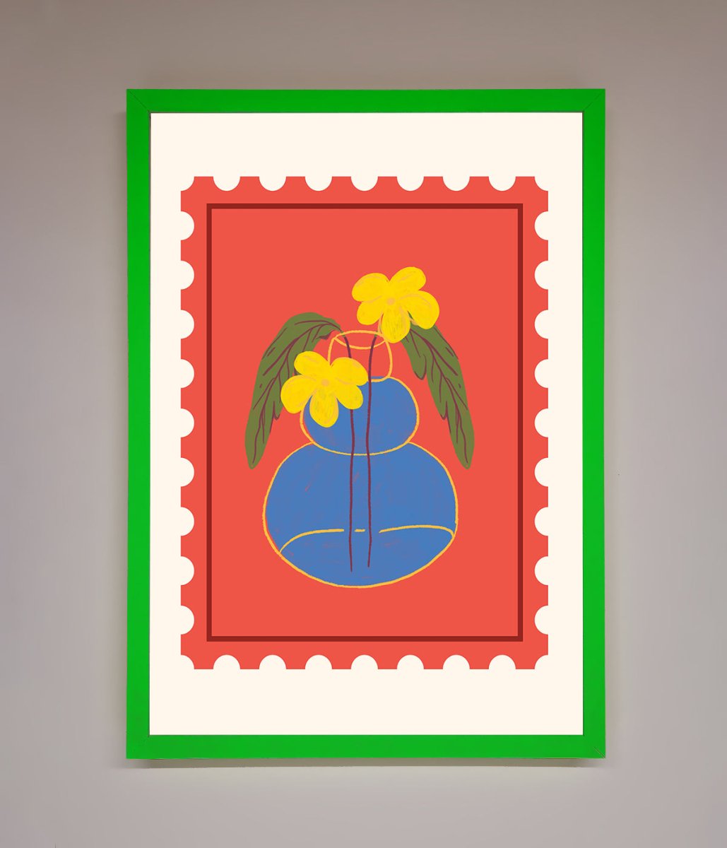 Stamp Plant Framed Wall Art