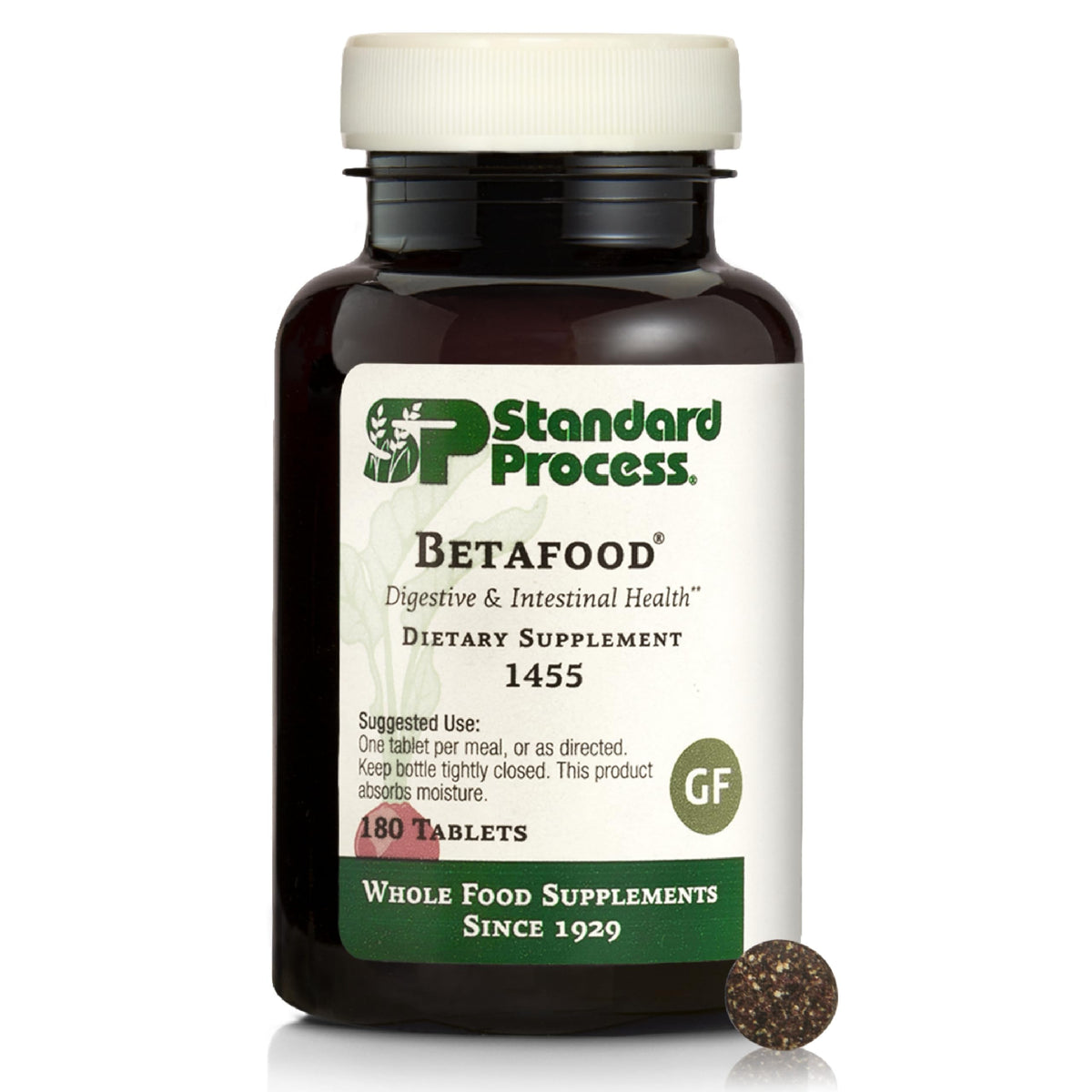 Standard Process Betafood - Digestive & Liver Health (180 Tabs) - Vegan