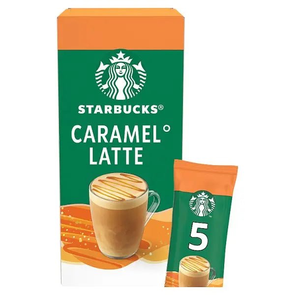 Starbucks Caramel Latte Instant Coffee Sachets 5 x 23g (Case of 6)