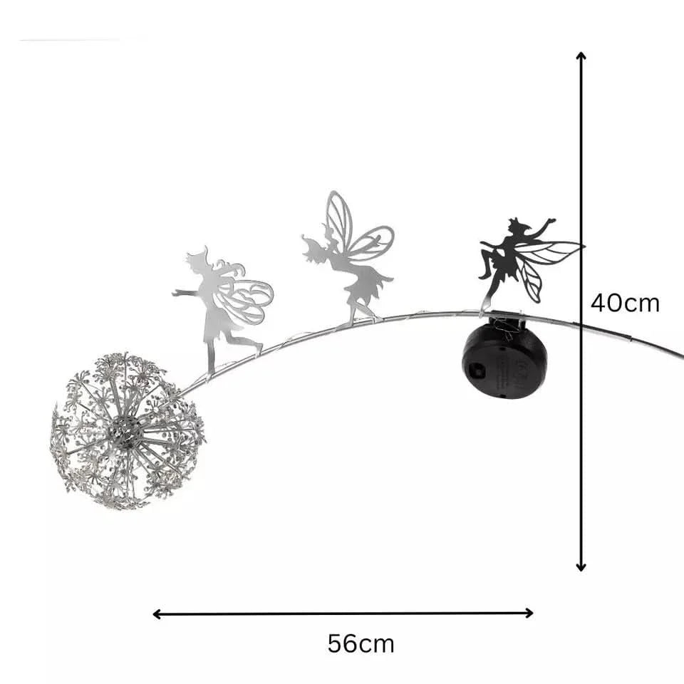Solar Dandelion Fairy Stake Light Outdoor Garden Ornament