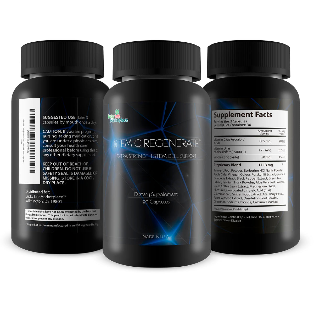 Stem C Regenerate - Natural Stem Cell Support & Anti-Inflammatory Boost