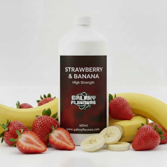 Strawberry and Banana Food Flavouring - Professional High Strength - 500ml