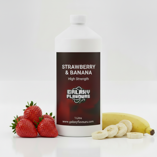 Strawberry and Banana Food Flavouring - Professional High Strength - 1 Litre