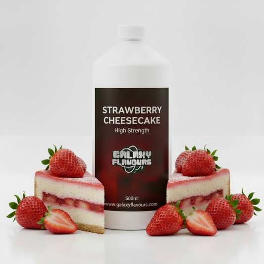 Strawberry Cheesecake Food Flavouring - Professional High Strength - 500ml