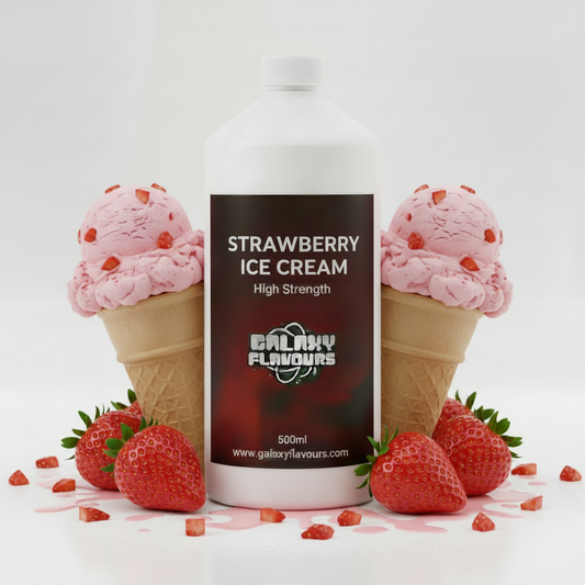 Strawberry Ice Cream Food Flavouring - Professional High Strength - 500ml