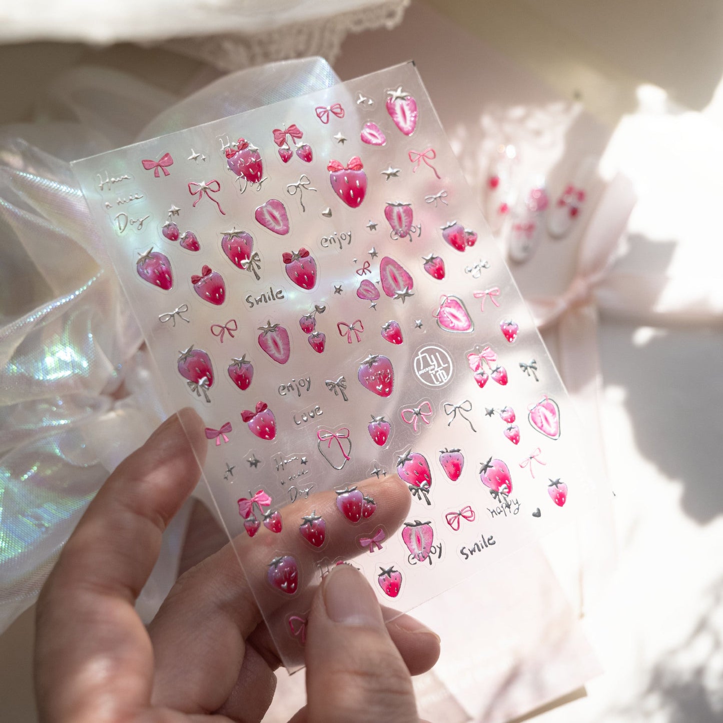 Hello Claws | Strawberry Nail Deco Sticker