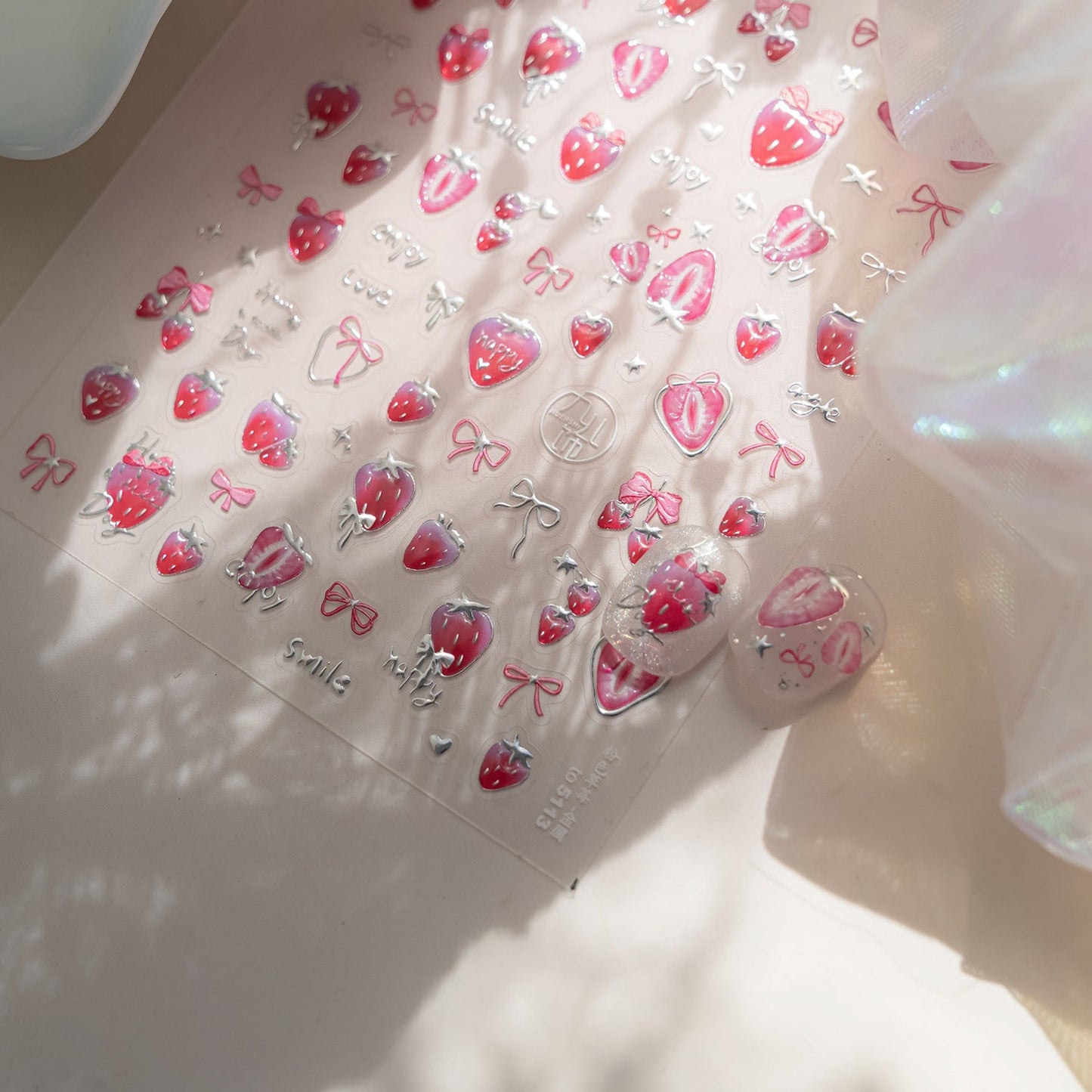 Hello Claws | Strawberry Nail Deco Sticker