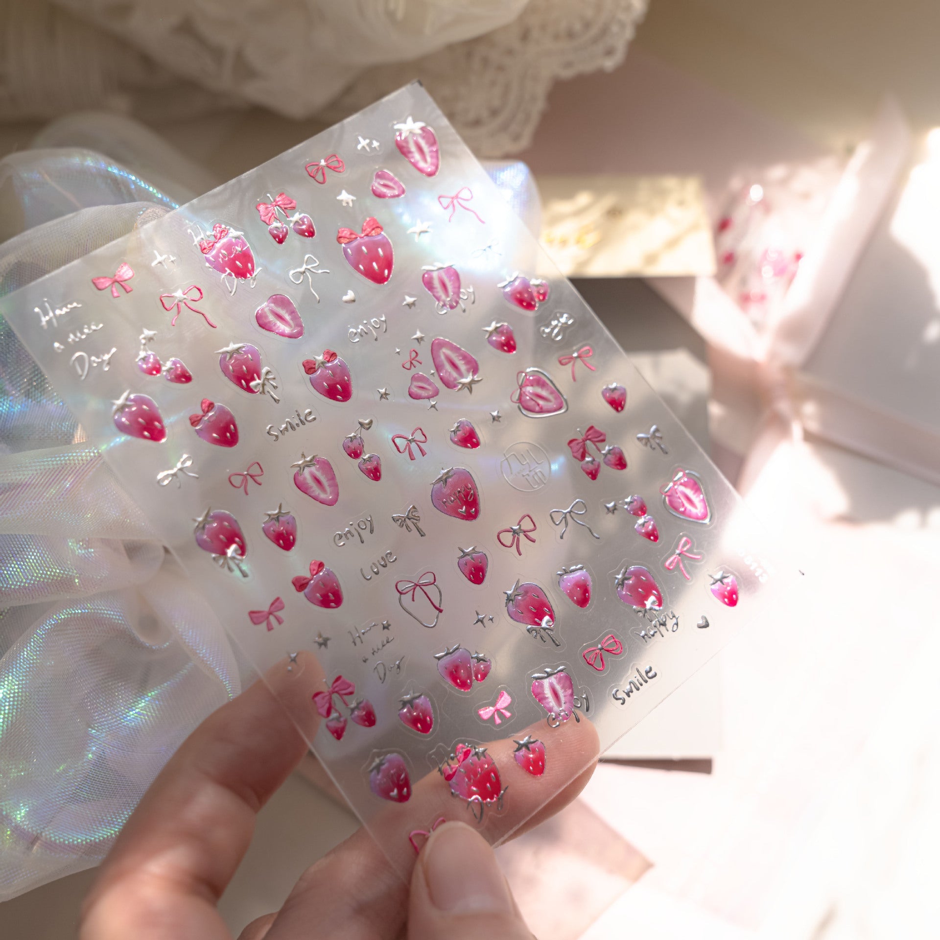 Hello Claws | Strawberry Nail Deco Sticker