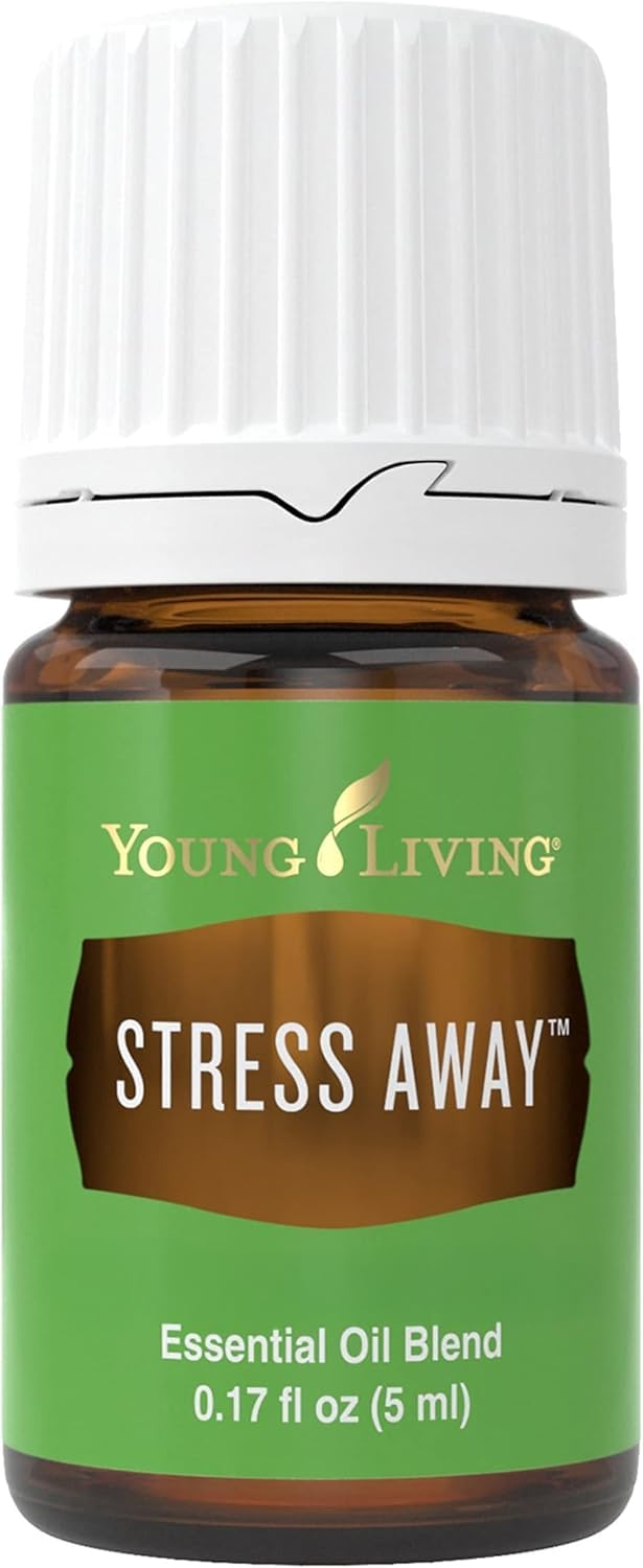 Young Living Stress Away Essential Oil Blend - 5 ml | Copaiba, Lime, Lavender & Vanilla
