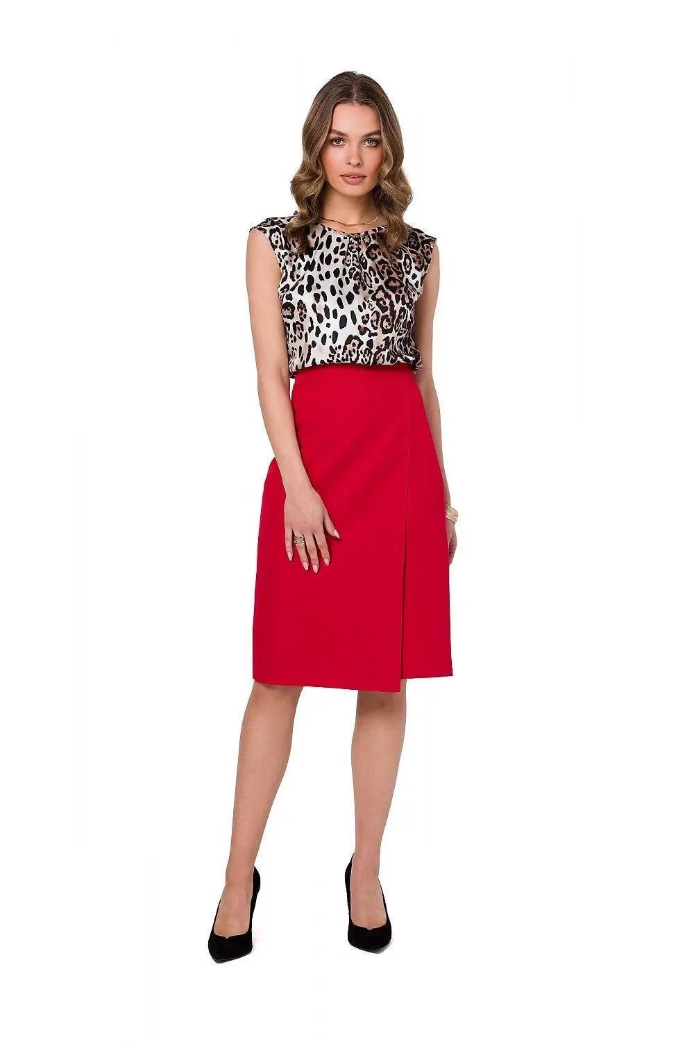 Stylove sleeveless and round neckline blouse