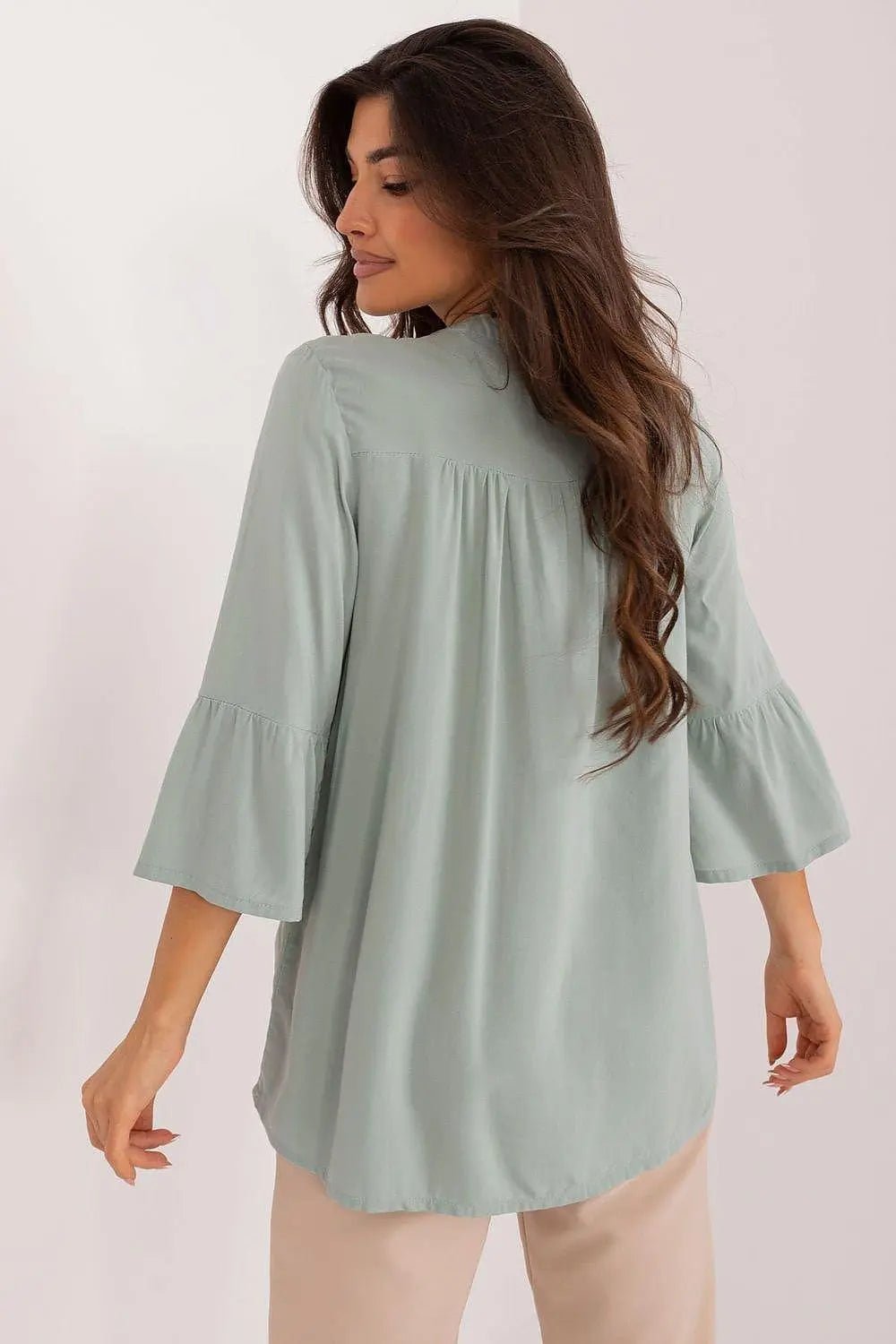 Sublevel high-quality viscose casual style blouse