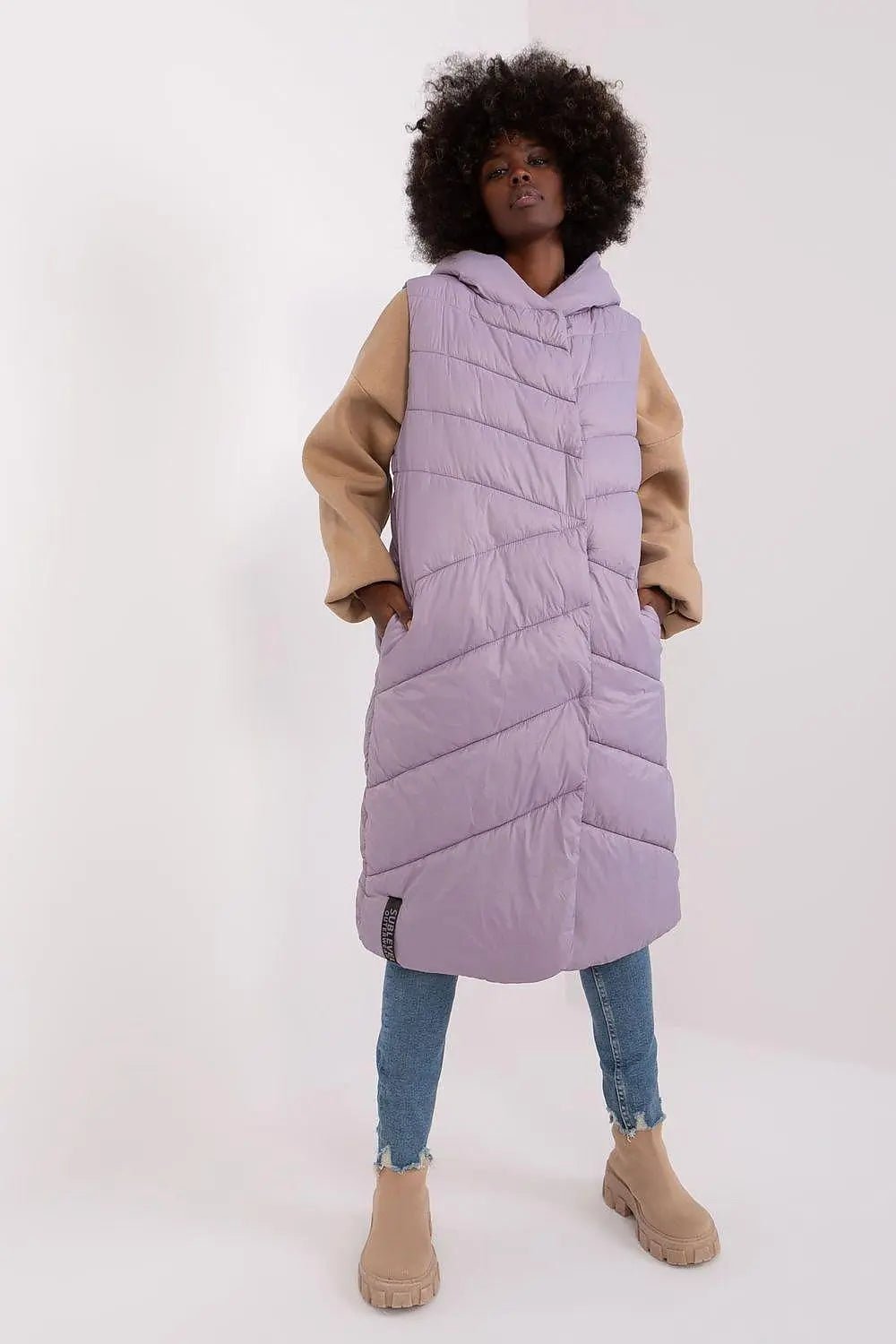 Sublevel Quilted insulated vest with hood
