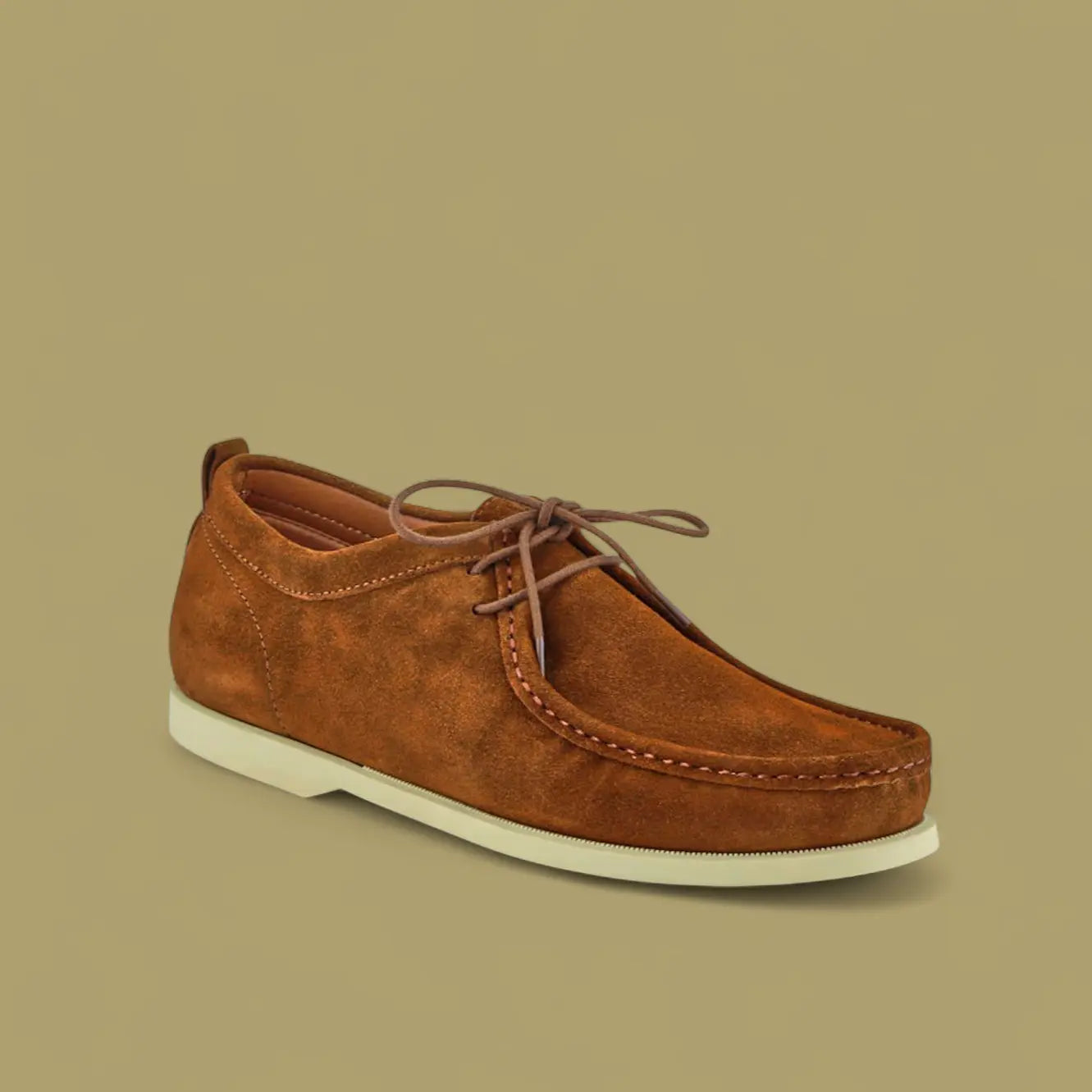 Suede Slip-On Moccasins